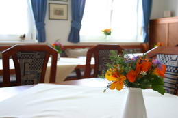 Frühstücksraum Hotel Pension Gästehaus Lindenbaum